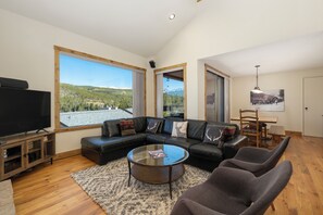 TV, fireplace, DVD player