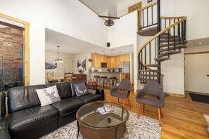 TV, fireplace, DVD player