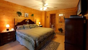 Cabin, 2 Bedrooms, Fireplace | 2 bedrooms, free WiFi, bed sheets