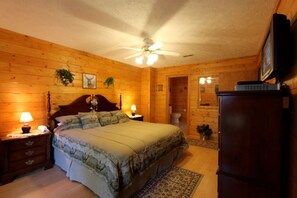 เคบิน, 2 ห้องนอน, เตาผิง | 2 ห้องนอน, Wi-Fi ฟรี, ผ้าปูที่นอน