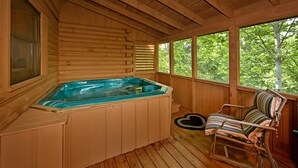 Hot tub - Tontos Tee Pee 123 - One Bedroom Cabin (Sevierville)