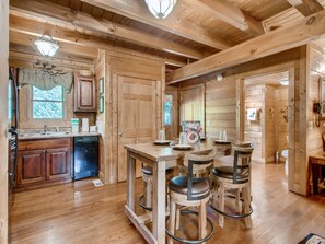 Cabin, Multiple Beds, Hot Tub | Private kitchen | Fridge, microwave, oven, stovetop - Rainbow Ridge 4 Seasons 265 - Two Bedroom Cabin (Sevierville)