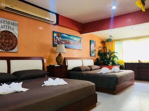 1 bedroom, bed sheets - Sunrise Room - Dolce Vita Caribe Golf (Playa del Carmen)