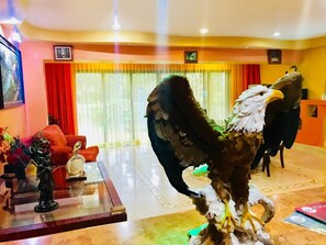 Apartment, 1 Schlafzimmer, Poolzugang | Wohnzimmer | Fernseher