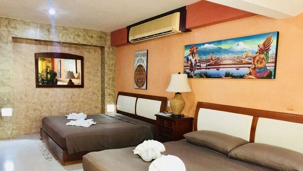 Villa, 1 Bedroom, Pool Access | 2 bedrooms, bed sheets - Luxury Townhouse Playacar - Dolce Vita Caribe Golf (Playa del Carmen)