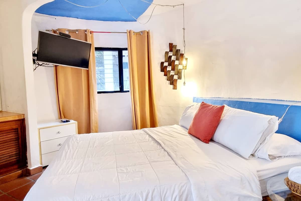 Premium bedding, down comforters, memory foam beds, WiFi (free)