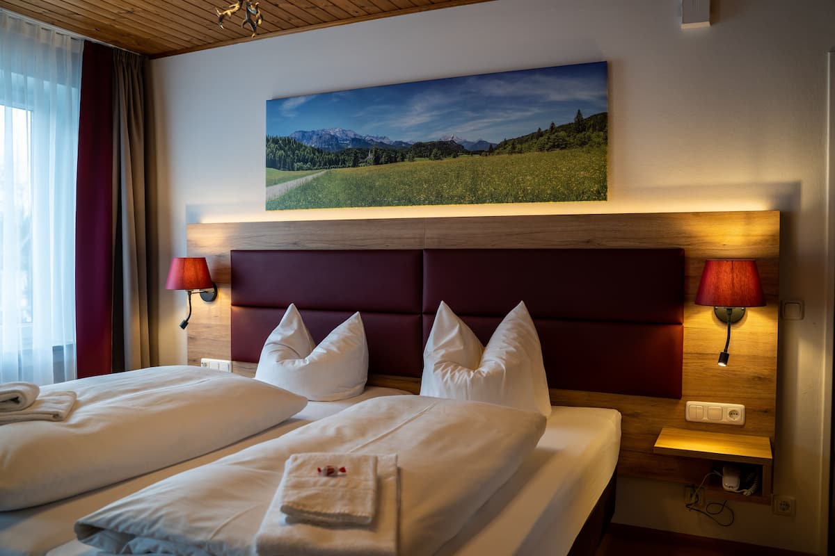 double room | desk, blackout curtains, iron/ironing board, free wifi