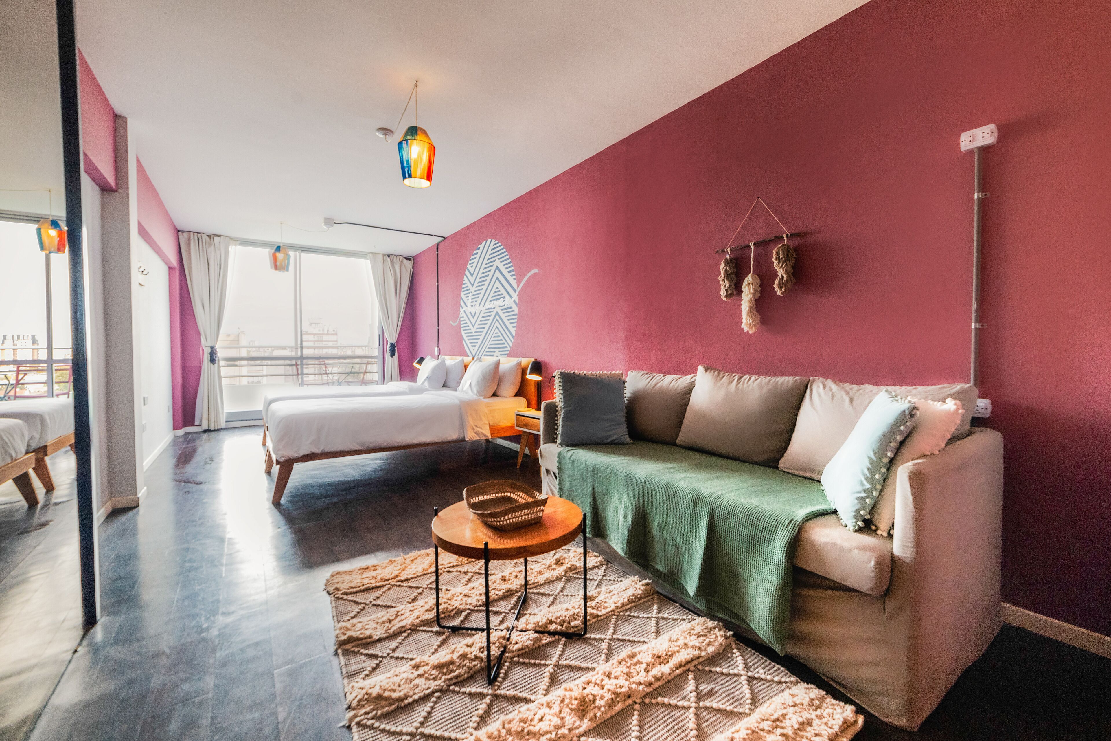 individually decorated, individually furnished, free wifi, bed sheets