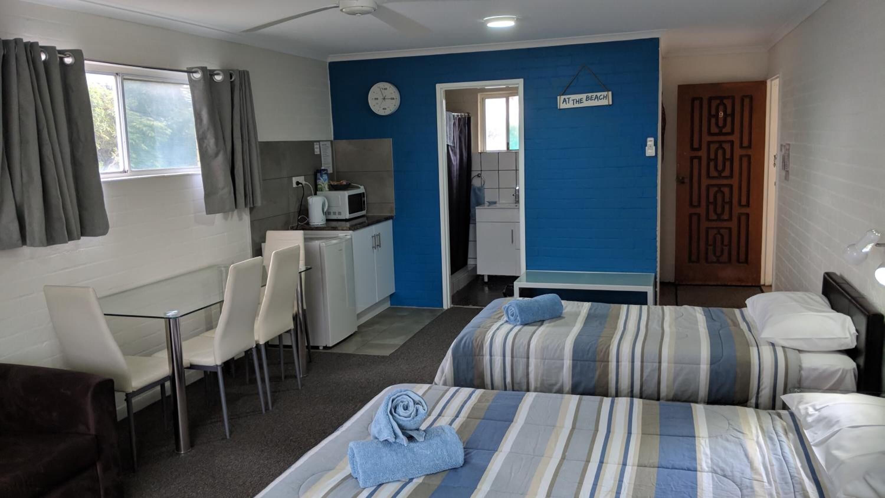Desk, iron/ironing board, free WiFi, bed sheets