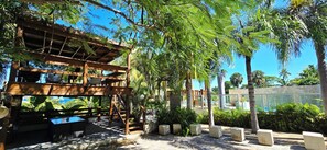 Property grounds - Steps from Water & Restaurants, right at Jobos beach!, Great Location! (Isabela)