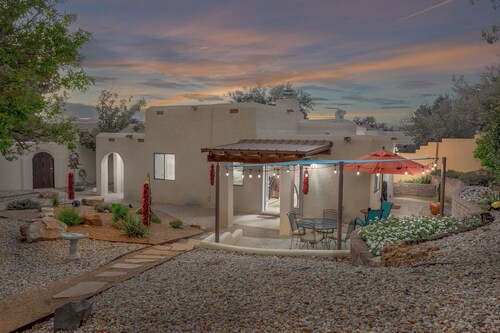 Great hiking trails.  Minutes from great restaurants.  Private outdoor space!