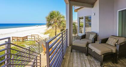 Modern Beach Look, Beach Front, Screened Private Pool, North Cape San Blas