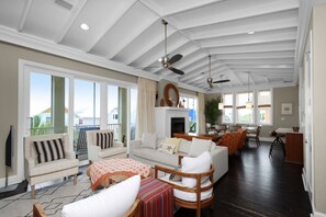 TV, fireplace, DVD player