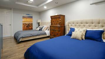 1 bedroom, laptop workspace, iron/ironing board, free cribs/infant beds