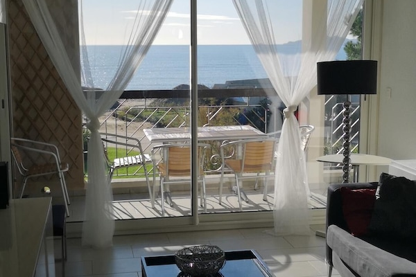 Vue du séjour front de mer