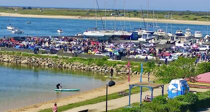 MORBIHAN - VUE SPLENDIDE SUR LA RIA ET LA BARRE D'ETEL - 15 METRES DE LA PLAGE