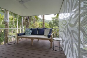 Villa – deluxe, 1 kingsize-seng | Terrasse/patio