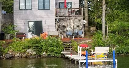 Lakefront Home Near Acadia National Park: Dock kayaks paddle boards & swim raft