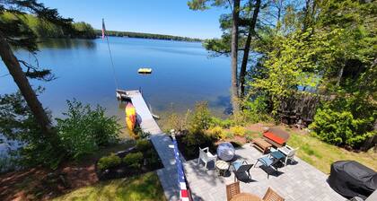 Lakefront Home Near Acadia National Park: Dock kayaks paddle boards & swim raft