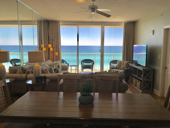 Smart TV, DVD player, books