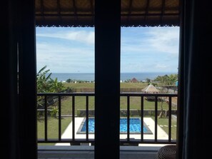 Deluxe Twin Room, Ocean View | View from room - Khalisha Villa (Mendoyo)