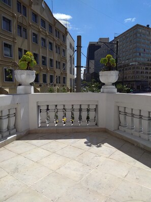 Blick von der Unterkunft