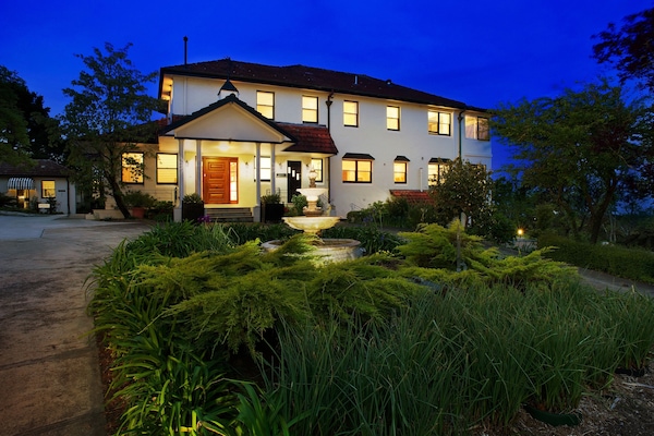 Front of property - evening/night