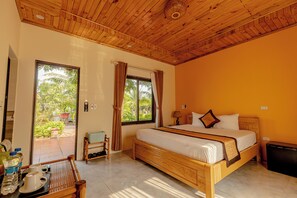 Deluxe Double Room | Minibar, desk, blackout drapes, soundproofing - Tam Coc Green Garden Bungalow (Hoa Lu)