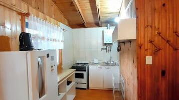 Family Cabin, 2 Bedrooms, Private Bathroom (4 pax) | Private kitchen | Full-size fridge, microwave, oven, stovetop