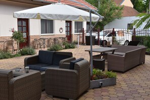 Terrace/patio - Romantika Panzió (Gyula)