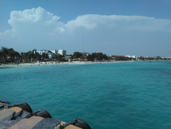 Sun-loungers, beach towels