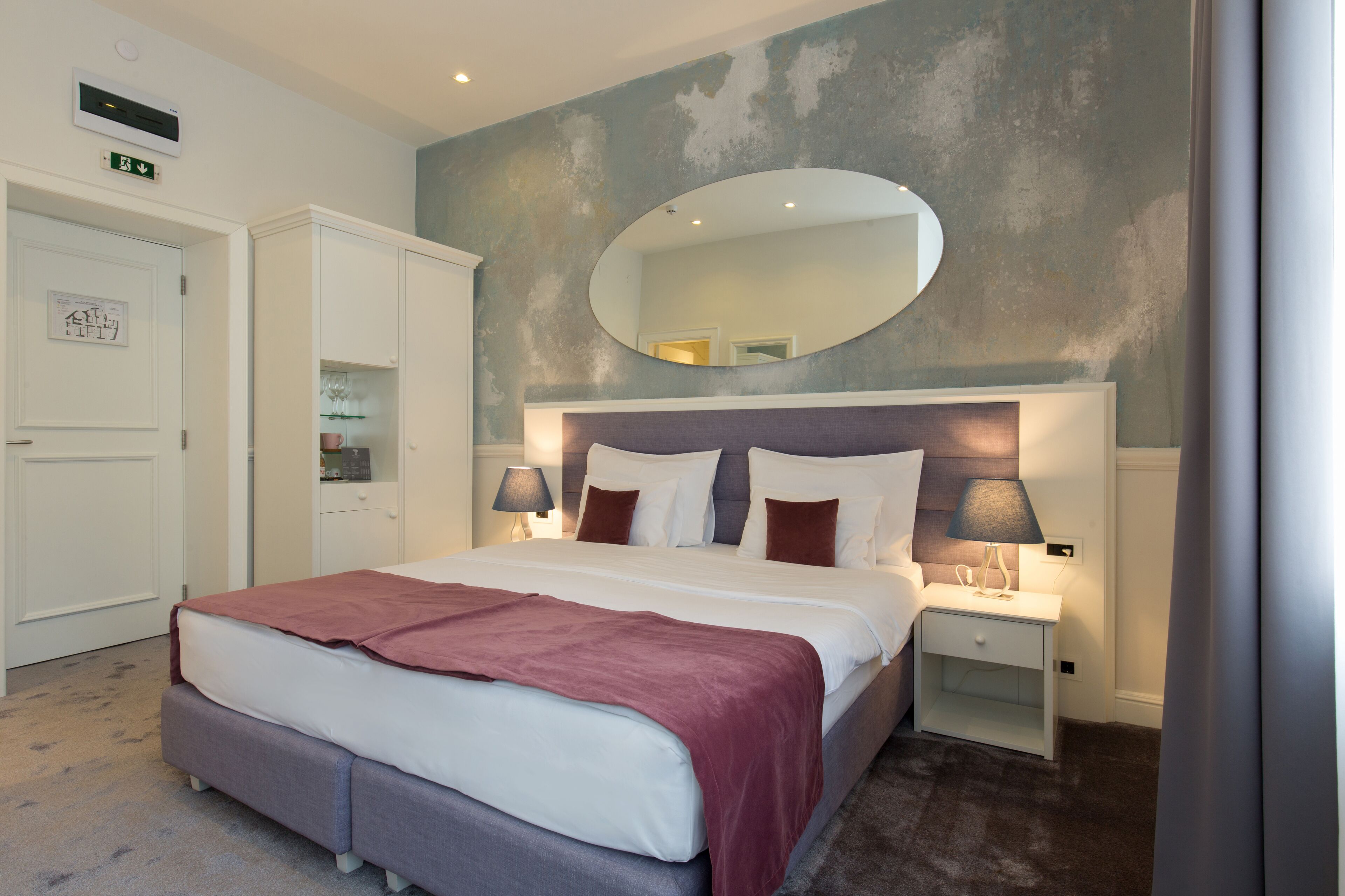 standard double or twin room | frette italian sheets, premium bedding, memory-foam beds, minibar