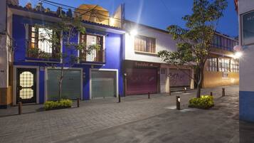 Front of property – evening/night