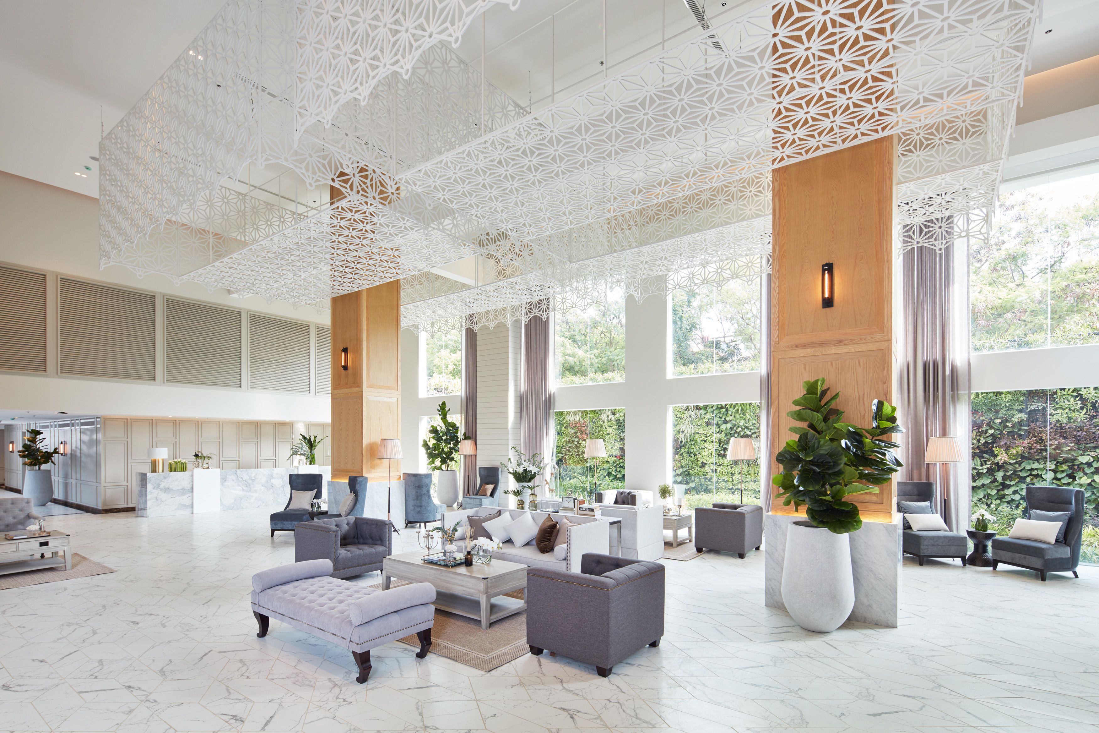 Sala de estar en el lobby