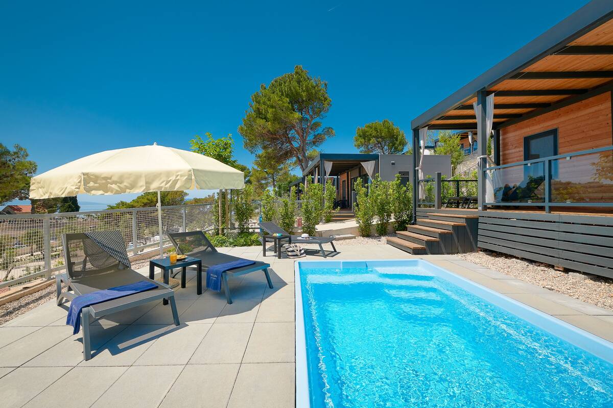 Mobile Home Deluxe, 3 chambres | Piscine privée