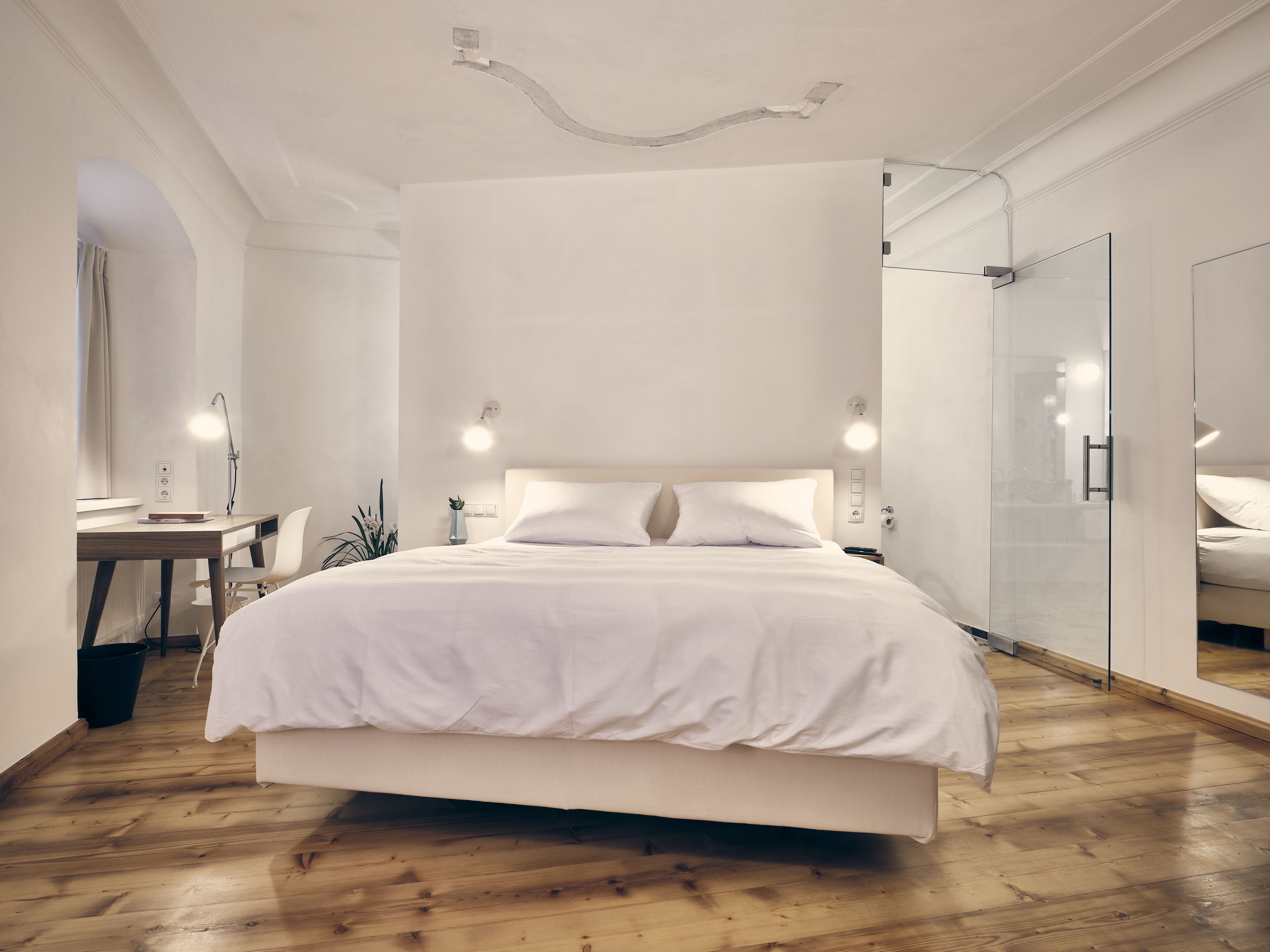 superior double room (nostalgie) | premium bedding, down duvets, minibar, in-room safe