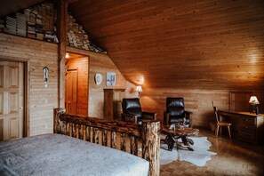 Superior Room, 1 King Bed, Non Smoking | Living area - Big Creek Lodge - Working Guest Ranch (Big Creek)