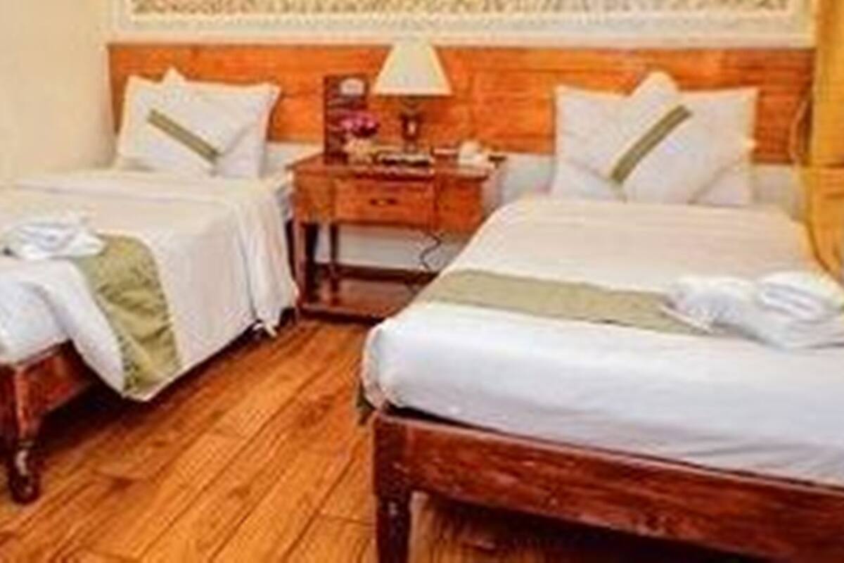 Blackout curtains, rollaway beds, free WiFi, bed sheets