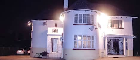 Front of property - evening/night