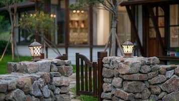 Front of property – evening/night