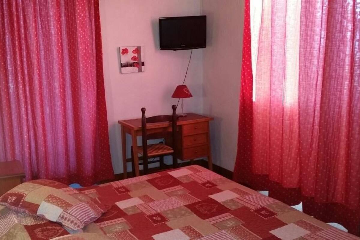 Blackout drapes, cribs (free), rollaway beds (surcharge), WiFi (free)