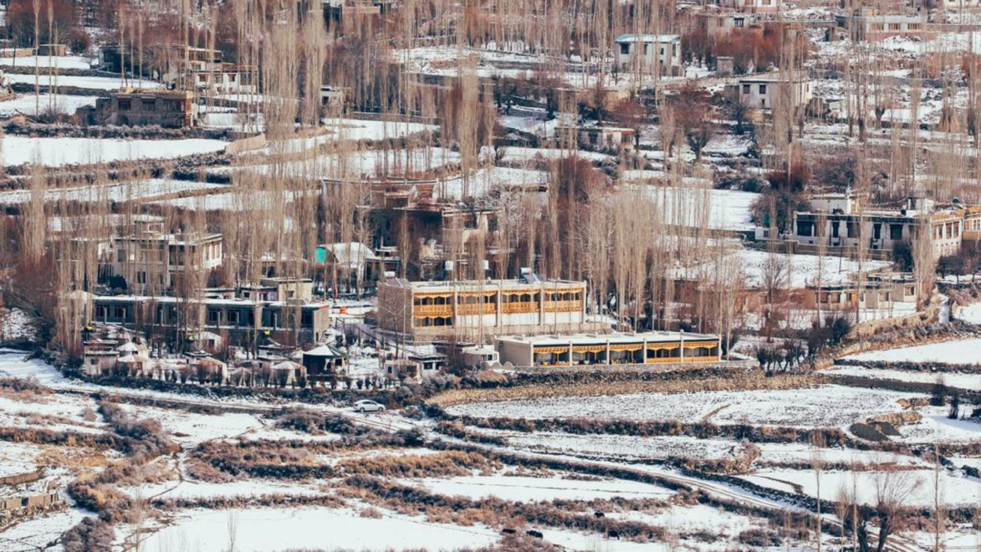 Framhlið gististaðar