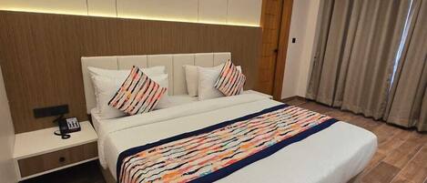 Executive-rum | 6 sovrum, egyptiska bomullslakan och sängtillbehör av högsta kvalitet