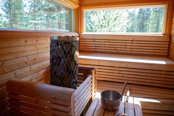 Villa, 3 Bedrooms, Sauna | Bathroom | Shower, hair dryer