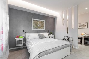 Luxury Apartment, Multiple Beds, Kitchenette | 1 bedroom, Egyptian cotton sheets, premium bedding, down duvets - Interno 1 Ciampino Roma Luxury Apartment (Ciampino)