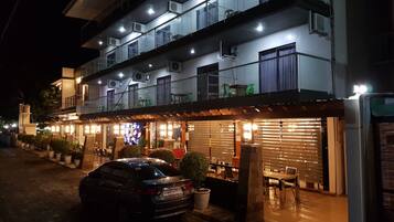 Front of property – evening/night