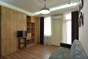 Apartment, 1 Bedroom | Living room | LED TV - Gallery Apartment A (Yerevan)