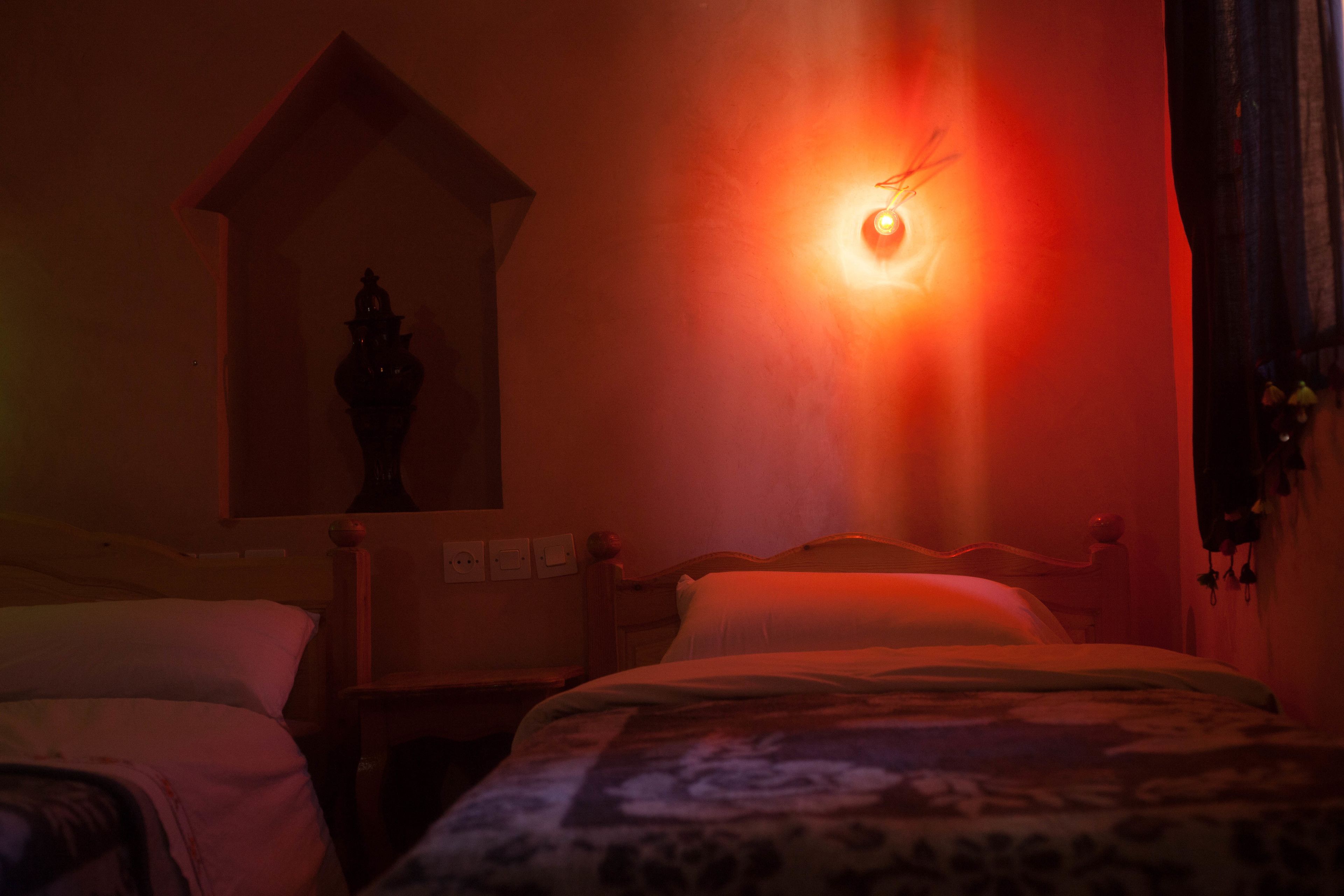 Triple Room | Desk, blackout drapes, soundproofing, iron/ironing board