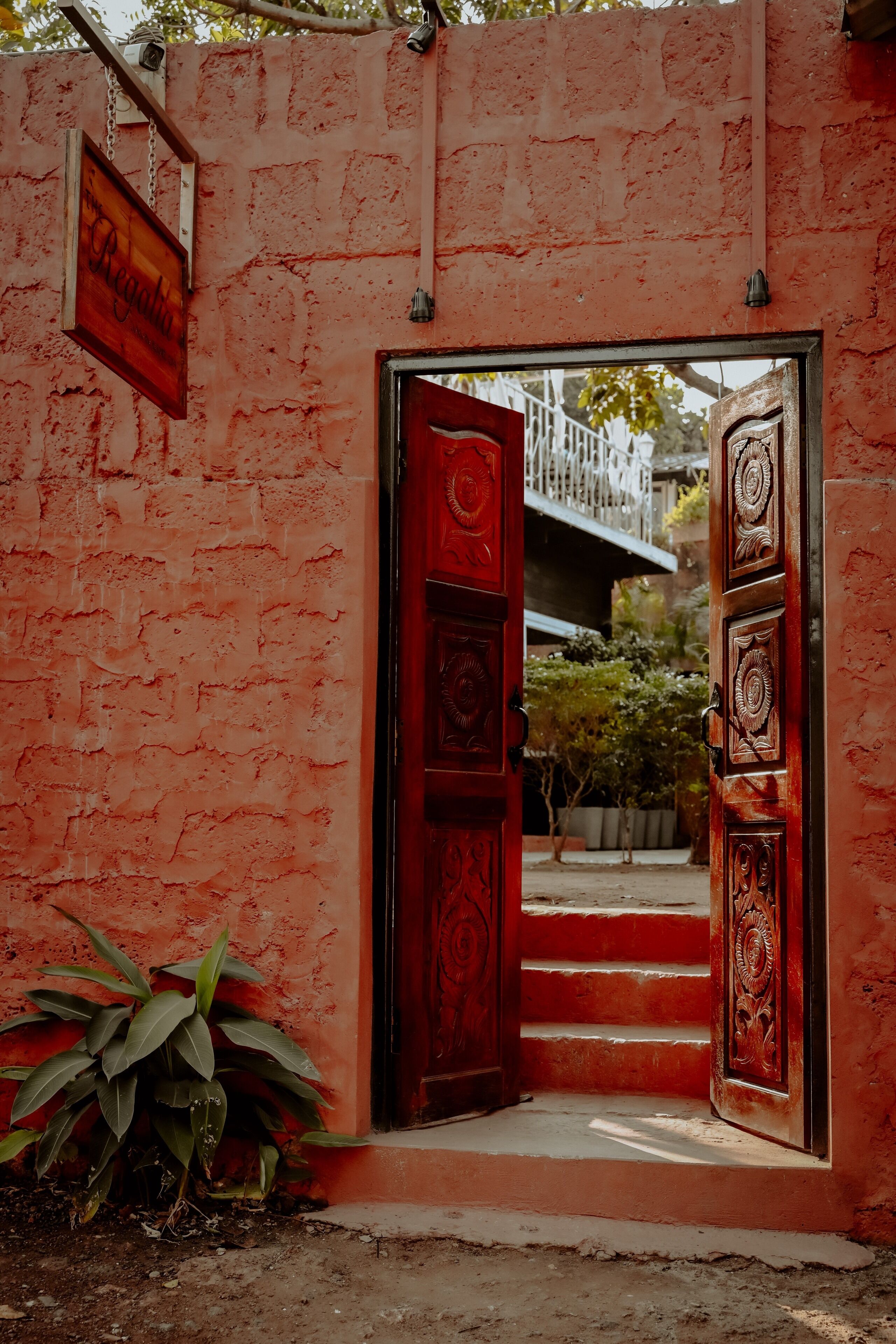 Entrada da propriedade