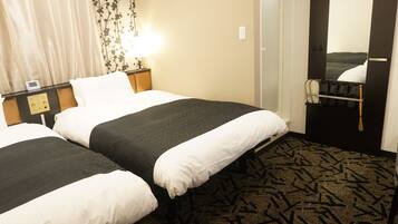 Down duvets, desk, blackout curtains, free WiFi